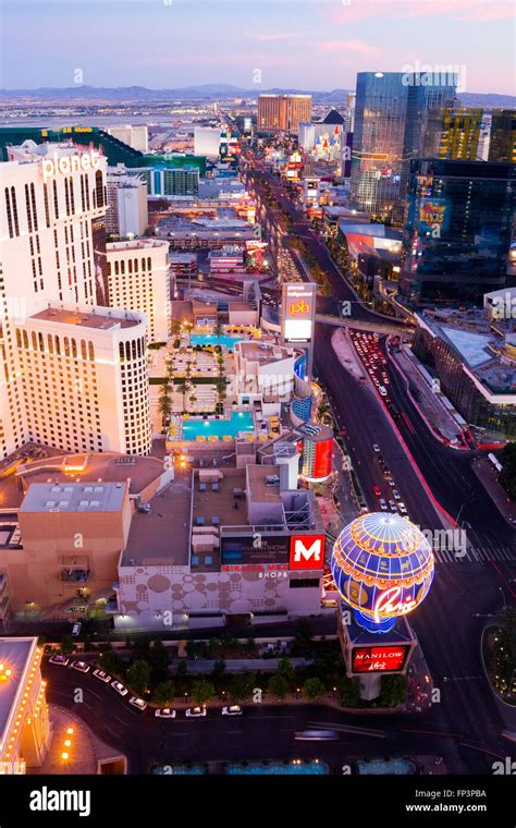 Las Vegas Strip Aerial Hi Res Stock Photography And Images Alamy