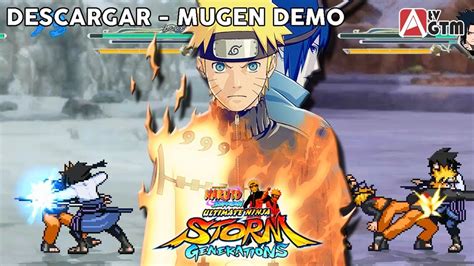 Naruto Shippuden Ultimate Ninja Storm Generations Mugen Demo Descargar Youtube