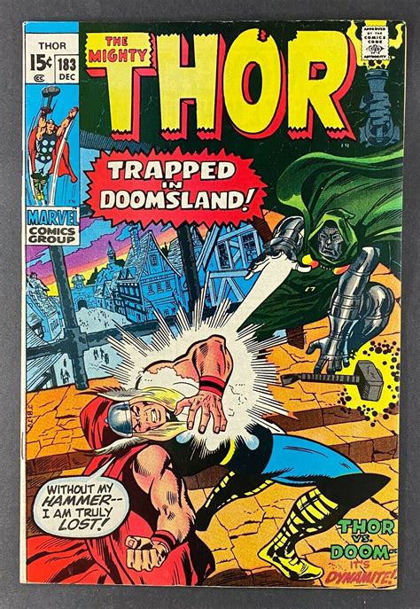 Thor 1966 183 Vf 75 Doctor Doom App John Buscema Art