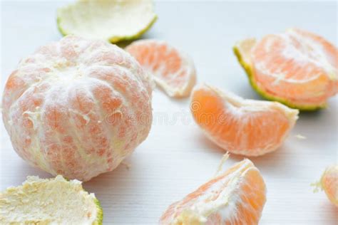 Tangerine Fruit Citrus Reticulata Citrus Unshiu Citrus Reshni Stock