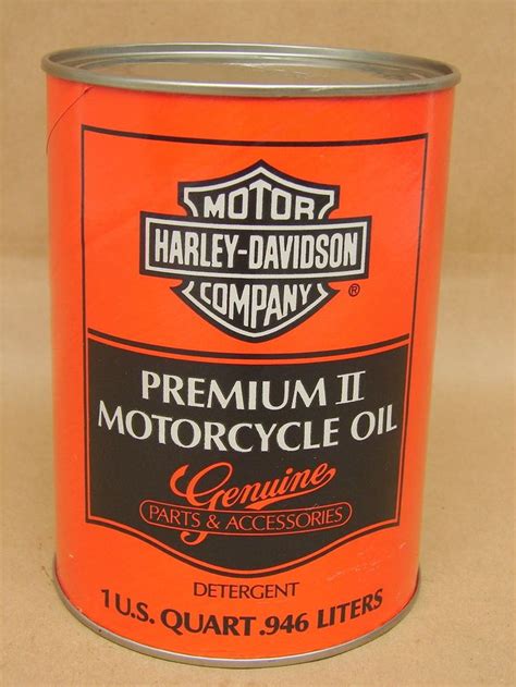 Vintage Harley Davidson Collector Can Premium Ii Motorcycle Oil U S