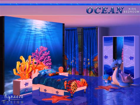 Sims 4 Ccs The Best Ocean Kids Bedroom By Nynaevedesign