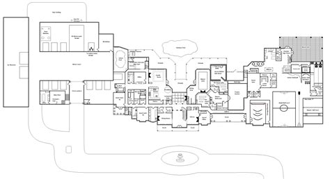 Awesome Mansion Home Plans Luxury Mega Floor Jhmrad 93187