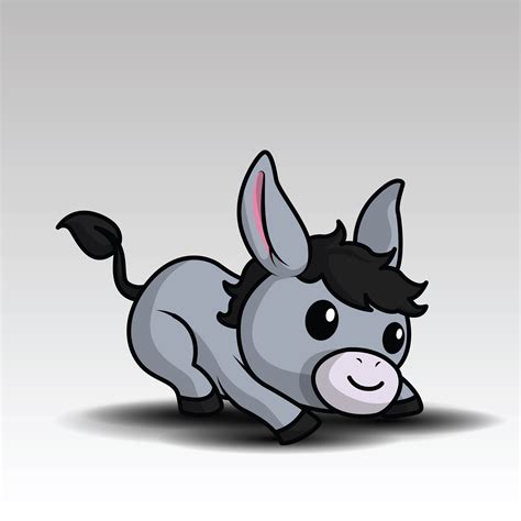 Illustration Of Cartoon Happy Donkey Download Free Vectors Clipart