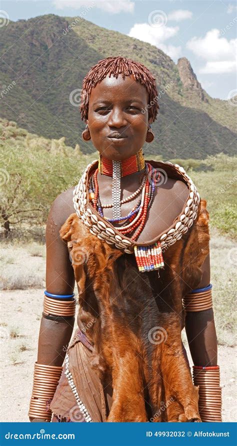 Girl Of The Hamer Tribe In Omo Valley Editorial Photo 156270141