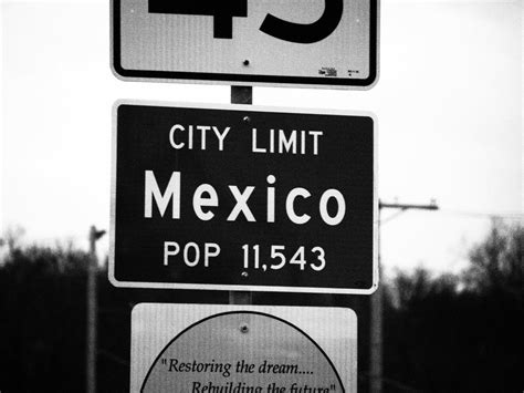 City Limit Sign Population 11543 Mexico Mopb192377 Flickr