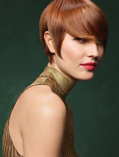 If thinning hair is causing you to worry, you have many options that could help you hide your receding hairline and make you stop worrying about going bald. Short hairstyle with feminine bangs