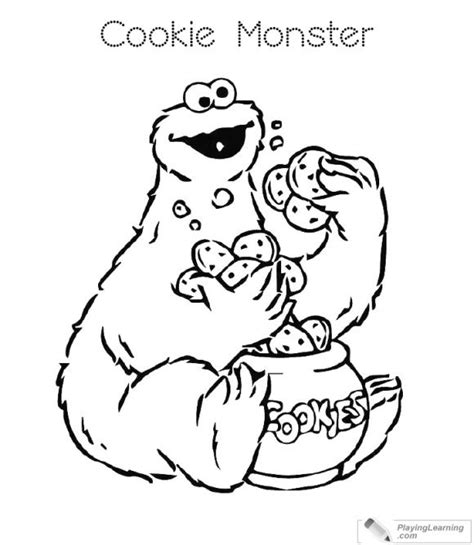 Party cookies for christmas, holiday cookie decorating ideas for cute dessert ideas. Cookie Monster Coloring Page | Monster coloring pages, Sesame street coloring pages, Monster cookies