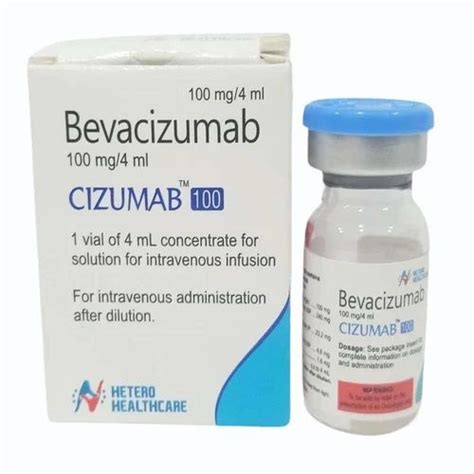 Cizumab Bevacizumab 100 Mg Injection At Rs 4500 Avastin Injection In