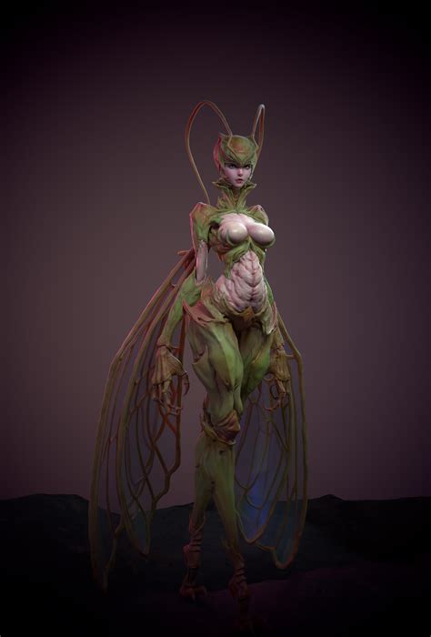 Artstation Insect Girl In 2022 Character Design Queen Art Female Character Concept