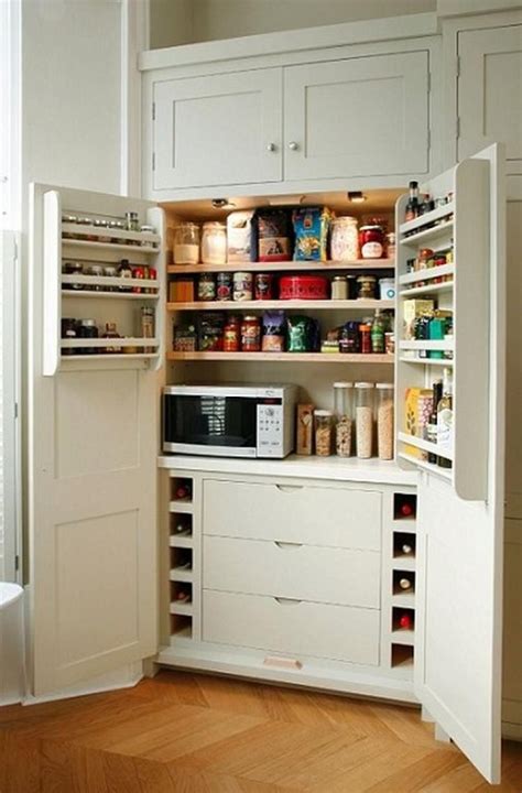 Big And Multifunctional Larder Cupboard Add Luxury Of Your Kitchen