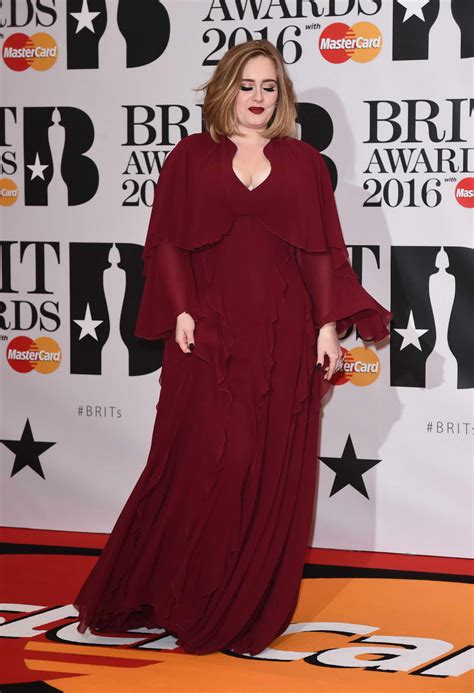 Adele At Brit Awards 2016 In London 02242016