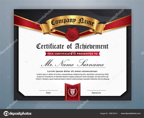Multipurpose Modern Professional Certificate Stock Vector Image By