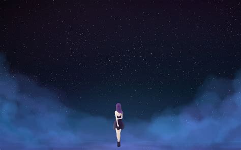 Anime Wallpaper Night Sky Anime Wallpaper