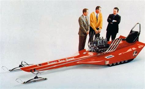 1969 Rupp Super Sno Sport Unlimited Class Snow Dragster Conceived Of