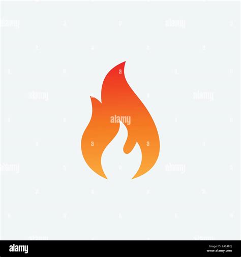 Flame Icon Design Illustration Fire Design Logo Fire Vector