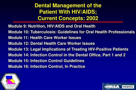 Ppt Dental Management Of The Patient With Hivaids Current Concepts