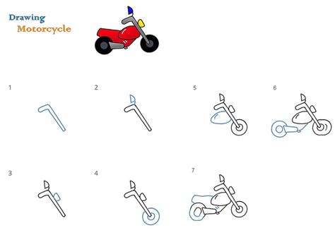 How To Draw Motorcycle Idea 15 Step By Step Drawing Photos