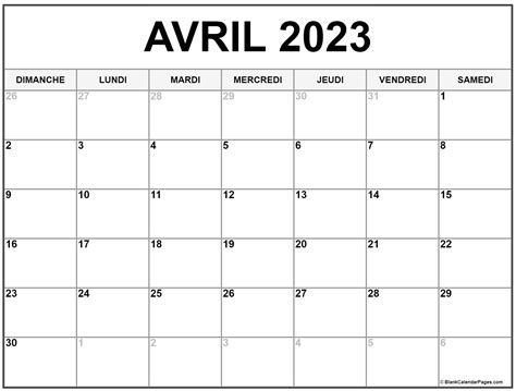 Calendrier Avril 2023 Imprimable The Imprimer Calendrier Images