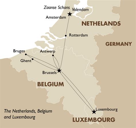 Classic Netherlands Belgium And Luxembourg Amsterdam To Brussels
