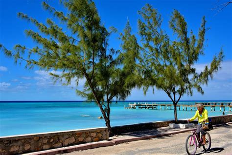 Cycling On Front Street In Cockburn Town Grand Turk Turks And Caicos