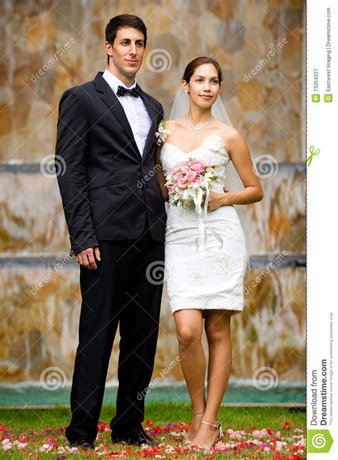 Couple Getting Married Stock Image Image Of Outdoors 13354227