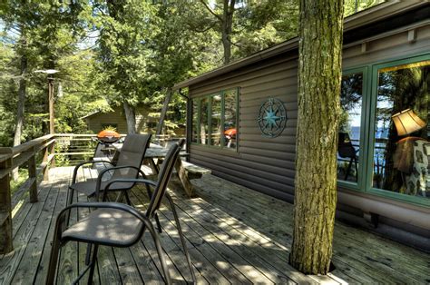 Boasting 300 miles of shoreline, door county is an ideal location for cabin rentals in wisconsin. wonderful Door County Bluff side cabin with a sunset view