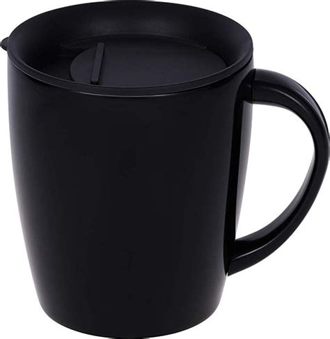 12 Oz Stainless Steel Vacuum Insulated Mug With Lidblack Coffee Mug