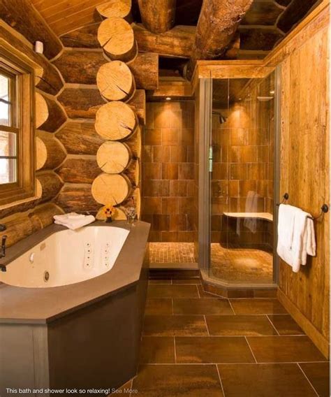 Bathroom Ideas Log Cabin Bathrooms Rustic Bathrooms Dream Bathrooms