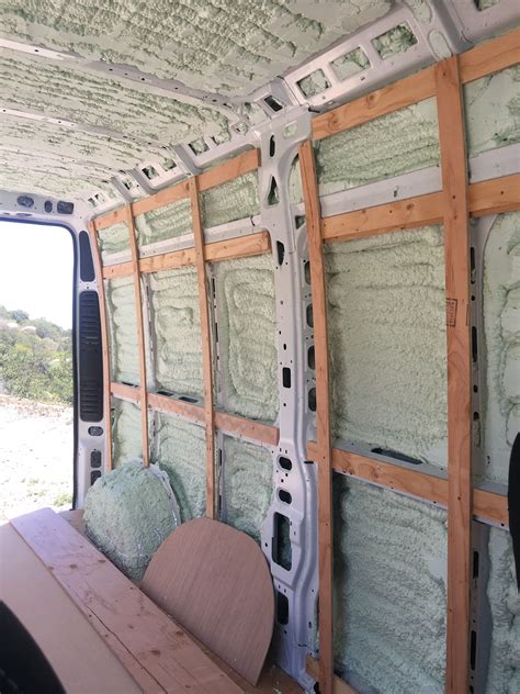 Framing And Paneling A Promaster Van Tips To Prepare For Van Life