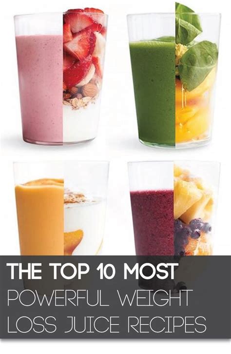 The Top 10 Most Powerful Weight Loss Juice Recipes Health Fitness