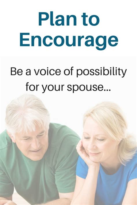 Plan To Encourage Encourage Your Spouse