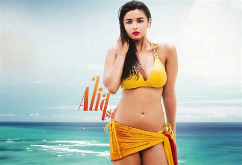 Bollywood Actress Alia Bhatt Hot Bikini Photoshoot