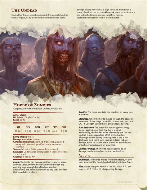 Monster The Book Of Hordes Rules For Mass Warfare Dnd Dragons