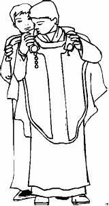 Priester Legt sketch template