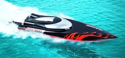 exclusive newest larger rc boat in 35km h remote control speed boat water cooling system ft010