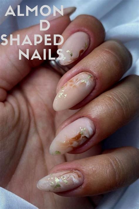 35 Simple And Beautiful Almond Shaped Nail Designs Almond Shape Nails