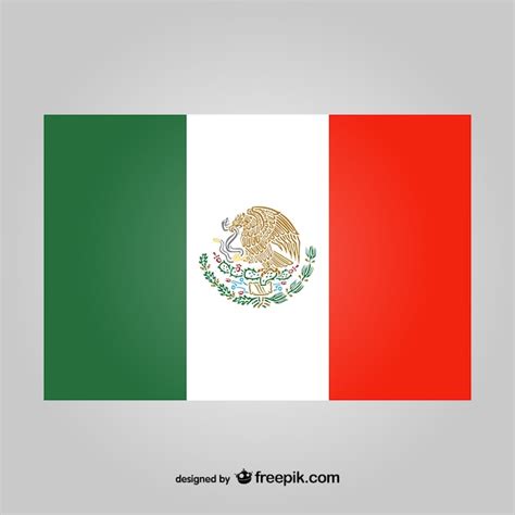 Vector Bandera De México Descargar Vectores Gratis