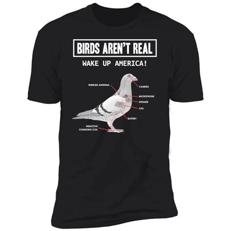 Birds Aren't Real Make Up America Shirt - Awesome Tee Fashion