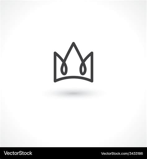 Crown King Royalty Free Vector Image Vectorstock