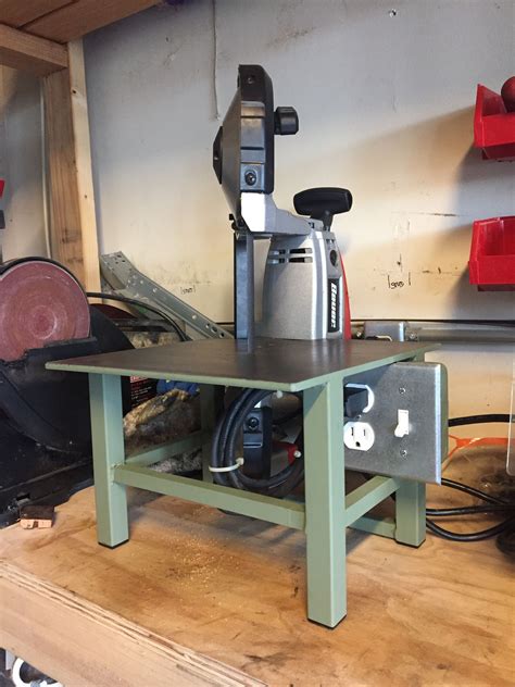 I Built A Simple Stand For My New Portable Band Saw Portable Band