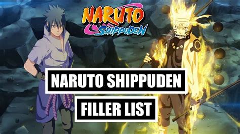 Naruto Shippuden Filler List The Ultimate Filler Guide