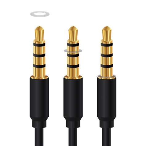 3.5 мм тип коннектора 1: Audio Jack Insulator - Prevents Audio Interference