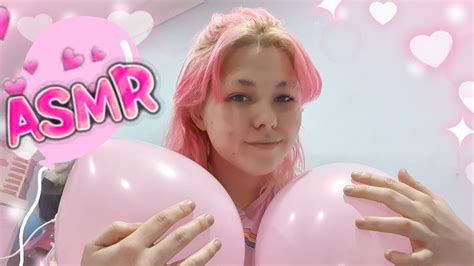 Blowing Up Pink Balloons Balloon Asmr Youtube