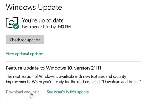 How To Install Windows 10 21h1 May 2021 Update