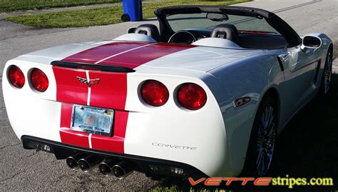 C6 Corvette Gm Full Length Dual Racing Stripe All C6s