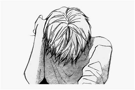 Sad Manga Boy Drawing Anime I Love You Transparent Cartoon Free Cliparts And Silhouettes