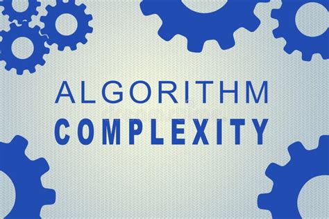 Algorithm Complexity Concept Stock Illustration Illustration Of