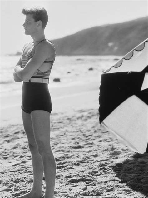On The Beach 1920s Vintage Bathing Suits Vintage Swimwear Vintage Men