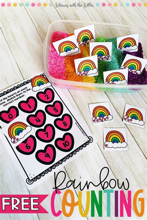 Rainbow Counting Activity Counting Activity Math Activities